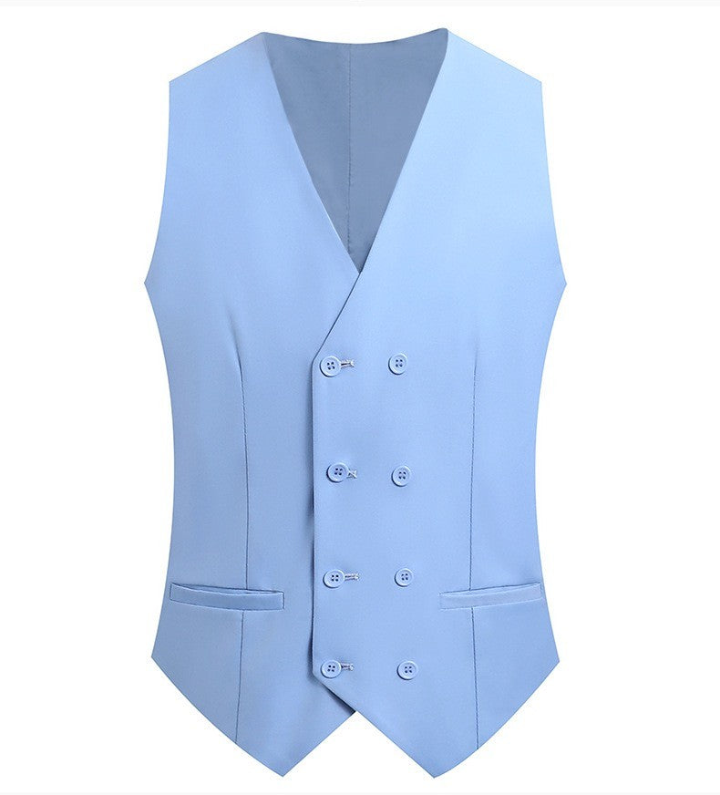 High Quality Classic Men Suit Tuxedo Peak Lapel Groomsmen Wedding Suits Set 3 Pieces(Jacket+Pants+Vest)Fashion Men Business Suit