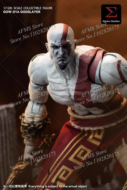 SIGMA STUDIOS Boneco Colecionável 1/12 Godslayer Game Dolls Conjunto Completo Boneco Soldado Masculino de 6 Polegadas Brinquedos Modelo