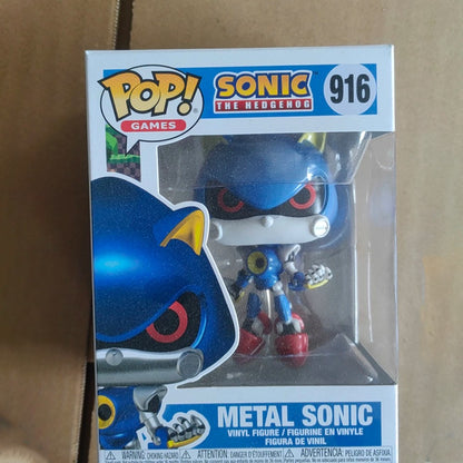Sonic The Hedgehog Modelo de Brinquedo Funko Pop Silver Action Figure Boneco Metal Sonic Enfeites Werewolf The Hedgehog Decoração de Mesa Presente
