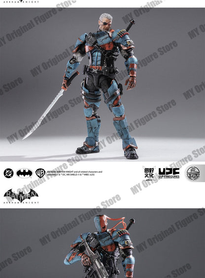 EM ESTOQUE LPZZ Deathstrok Figura U-P-Finegures Arkham Knight V8.04 Terno Bonecos de Ação Batman Estatueta 1/12 Coleção DC Brinquedo