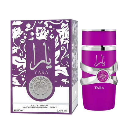 Lattafa Yara Candy Eau de Parfum EDP Spray para Mulheres 3.4 oz/100 ml Rosa Yara, Yara Moi, Yara Tous, Yara Candy, Asad, Asad Zanzibar