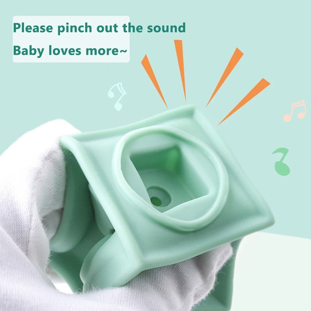 Baby Teething Toys 0-12 Months, Cartoon Animal Grab Ball with Numbers, Soft Chewable Block for Bath Time and Sensory Play