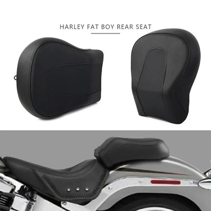 Banco traseiro para garupa macio preto para Harley Davidson Softail Fat Boy Night Train Springer 2006-2017