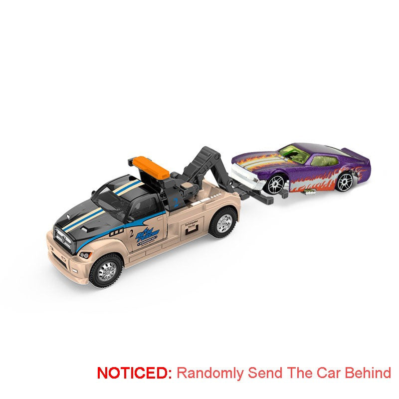 Caminhão de Contêineres em Miniatura Escala 1:64 Carrinhos de Brinquedo de Metal Diecast Reboque com Fricção Veículos de Transporte para Presentes Infantis