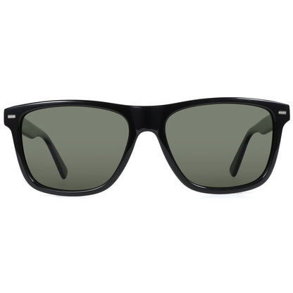 ZENOTTIC Trendy Polarized Sunglasses UV400 Protection Acetate Square Sun Glasses Classic Design Shade for Women Men