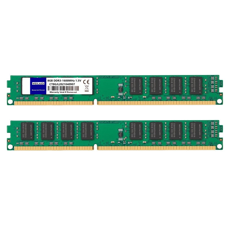 Memória RAM DDR3 para Desktop 2GB 4GB 8GB 1066 1333 1600MHz PC3-8500 PC3-10600 PC3-12800 UDIMM 240PIN 1.5V Não-ECC RAM para Computadores