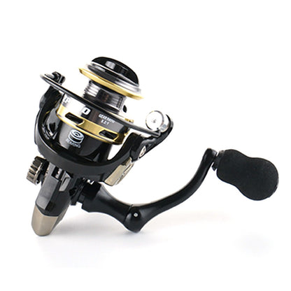Molinete de Pesca Leve ZP Série 500/800 com Cabo EVA 13+1BB Relação de Transmissão de Alta Velocidade 5.2:1 Mini Molinete Carretel de Metal