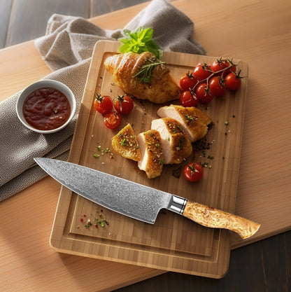 8 Inch Chef Knife 67-layers Damascus VG10 Steel Kitchen Knife Pro Cleaver Kitchen Sharp Knife