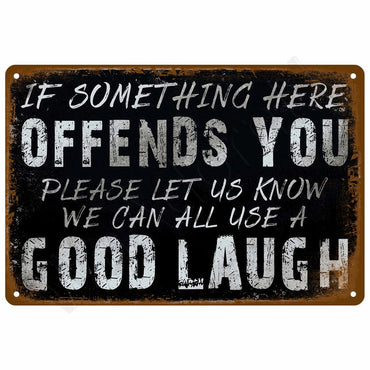 Vintage Metal Plate Tin Sign Plates Bar Retro Metal Sign Wall Art Mural Aesthetic Room Home Decor Items Poster Garage Decoration