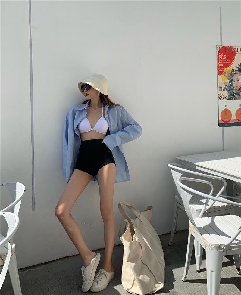 Black Shorts Women Skinny High Waist 5XL Solid Summer New Hot Girl Dancing Hipster K Pop Sexy Club Streetwear Hip Hop Casual Ins