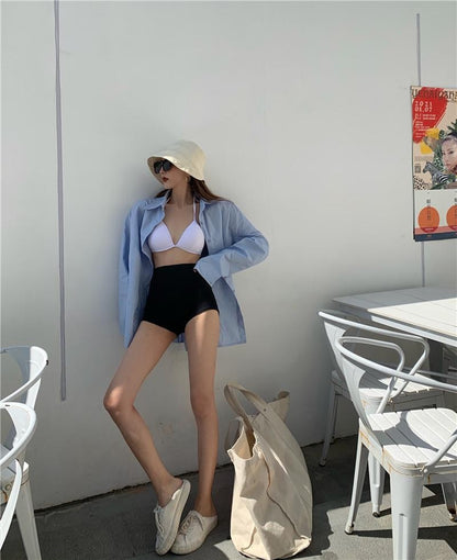 Black Shorts Women Skinny High Waist 5XL Solid Summer New Hot Girl Dancing Hipster K Pop Sexy Club Streetwear Hip Hop Casual Ins