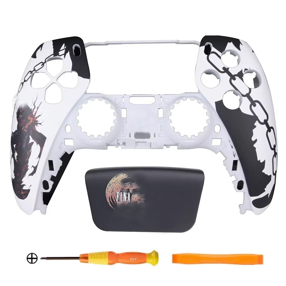 Replacement Front Shell with Touchpad For PS5 DualSense Controller BDM-010/020/030/040/050 Faceplate Housing DIY Custom Mod