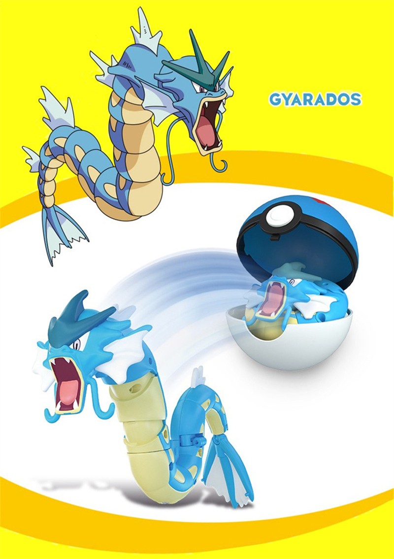 Pokémon Genuíno Pokébola Transformar Charizard Bulbasaur Gengar Dragonite Bonecos de Brinquedo Anime Snorlax Lapras Lucario Modelo de Bonecos