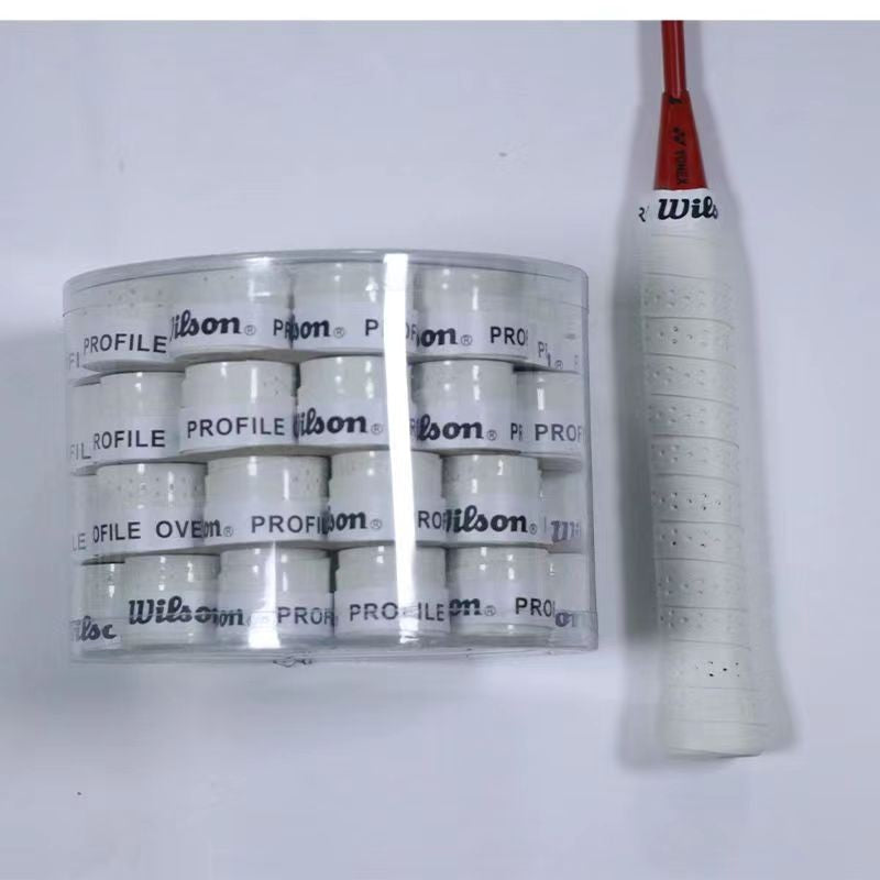 15/30/60/120PCS Wilson Tennis Overgrip PU Tennis Racket Sweat Band Absorption Grip Badminton Racket Handle Grip Tennis Griptape