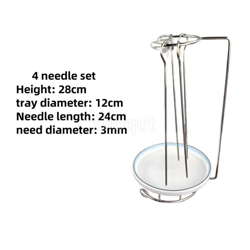 Kebab Barbecue Rack BBQ Cookware Roaster Rack Grill Vertical Stand Spanish outdoor BBQ Skewer Rack for Picnic Party Meat Sausage