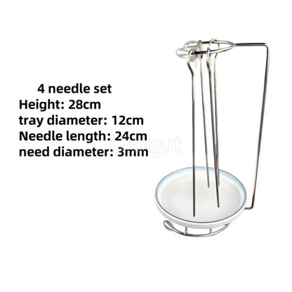 Kebab Barbecue Rack BBQ Cookware Roaster Rack Grill Vertical Stand Spanish outdoor BBQ Skewer Rack for Picnic Party Meat Sausage