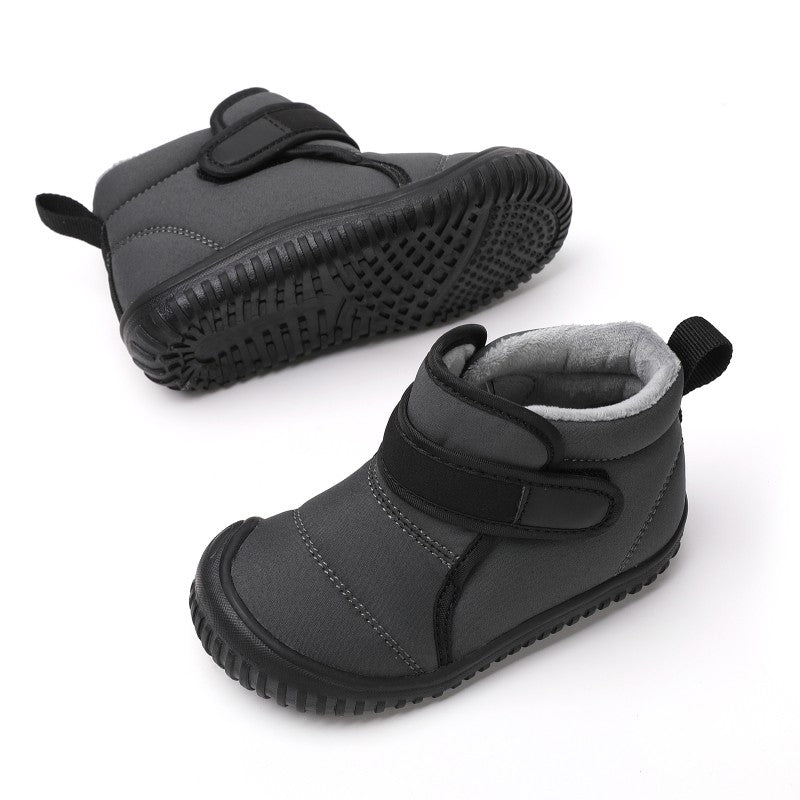 Unisex Kids' Outdoor Anti-slip Winter Snow Boots Warm Plush Toddler Boys Girls Comfortable Walking Shoes Size 19-28