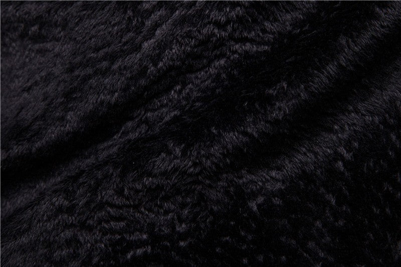 New Winter Fleece Motorcycle Leather Jacket Men Turn Down Fur Collar Slim Fit Warm PU Bomber Jackets Coats Mens Moto Biker Coat