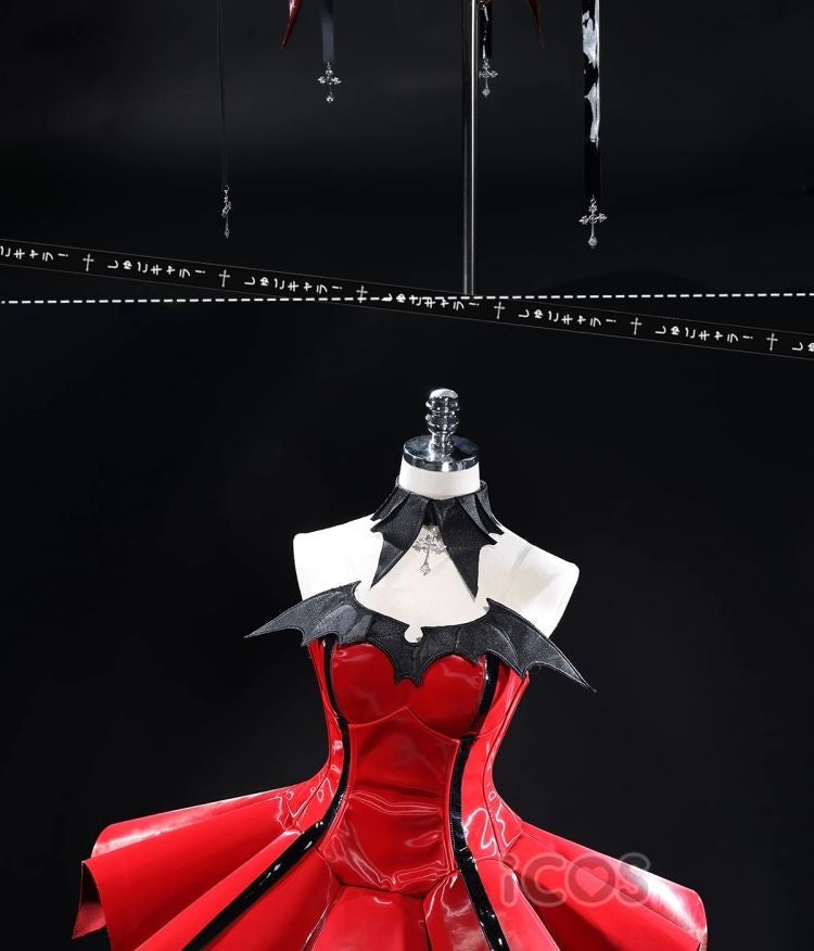 Utau Tsukiyomi Devil Costume Shugo Chara Cosplay Costume Full Set Anime Halloween Party Carnival Stage Performance Show