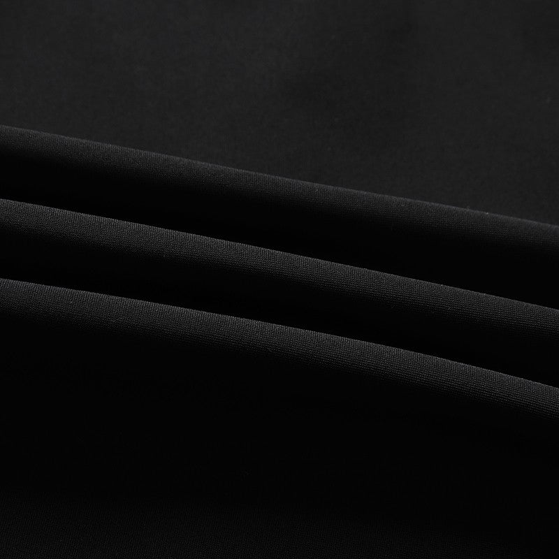 New Fashion Sports Shorts Men Elastic Waist Shorts Male Breathable Quick Dry Comfortable Men's Short Pants Men Bottom Black XXXL