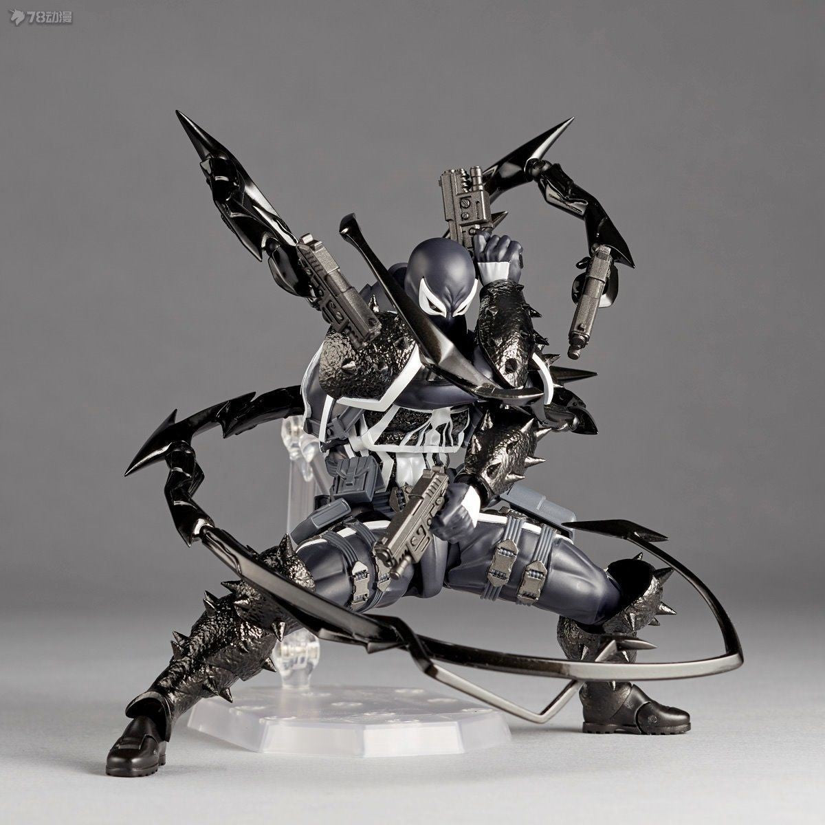 2024 Agent Venom Action Figure CT Version Kaiyodo Anime Figurine Marvel PVC Movable Collection Eugene Thompson Ko Model Toy Gfit