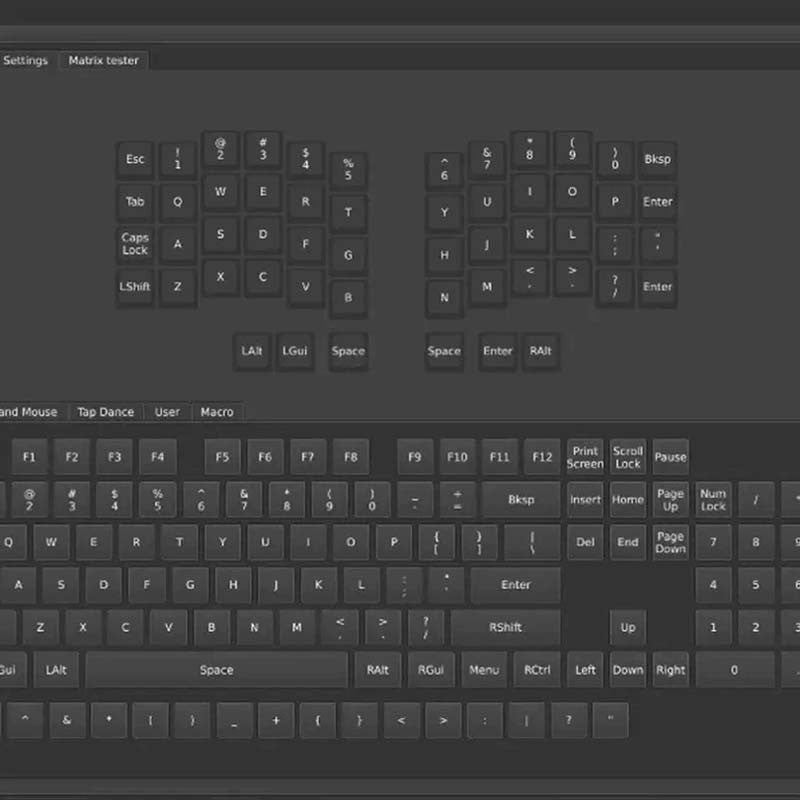 Teclado Silakka54 Dividido com Fio Hot Swap Suporte QMK/VIAL Teclado Ergonômico RP2040zero Acessórios Personalizados para PC Gamer