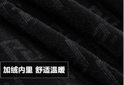 2025 Fall And Winter Models Men's Jacket Lapel Business Casual PU Leather Jacket Thin Thick Black Lake Blue