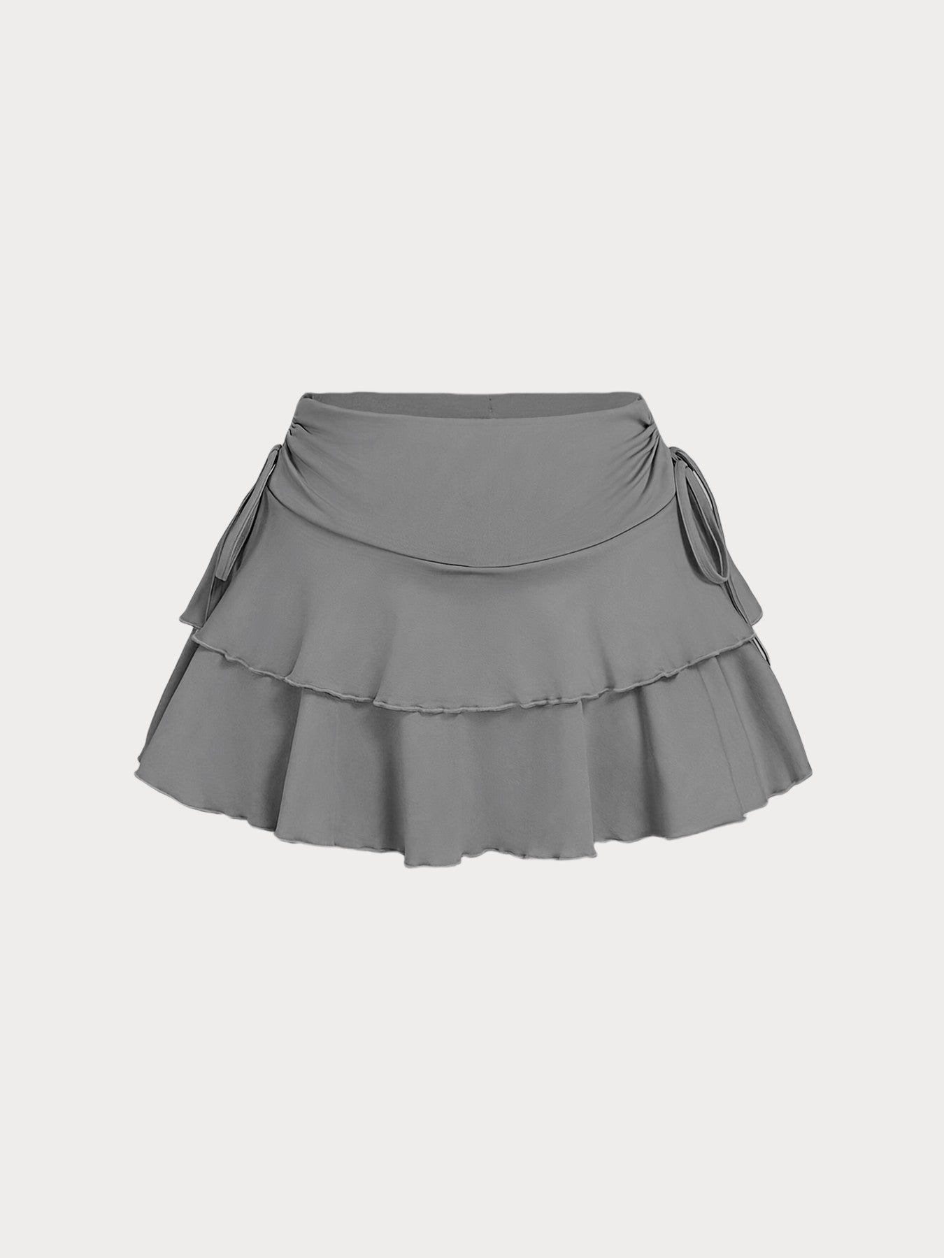 New fashion solid color casual versatile women's plus size skirt