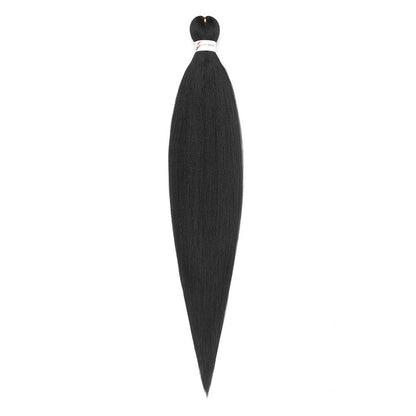 Cabelo Sintético Trançado Pré-esticado Profissional Sem Coceira Fibra Que Sela Em Água Quente 30'' Ombre Textura Yaki Extensões de Cabelo para Trança
