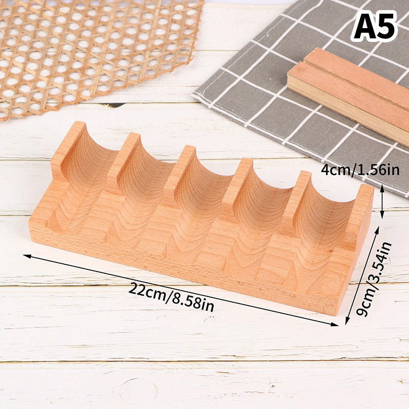 1Pc Japanese Sushi Rack Wooden Taco Snack Food Holder Wood Plate Cuisine Stand Sashimi Sushi Boat For Restaurant Hotel Home