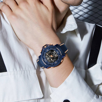 SMAEL Brand 8140 Waterproof Dropshipping Watch Alarm Clock night light Young Fashion business Quartz Sport Wristwatches