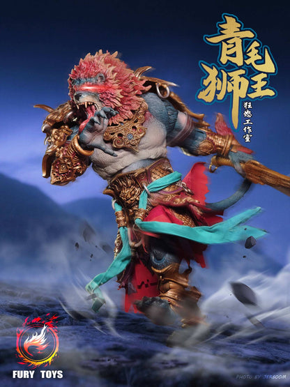 Fury Toys AZURE LION DEMON 1/12 KINGS AT LION CAMEL RIDGE Kit Boneco de Ação Versão Clássica Dourada Coleção Modelo Hobby Presentes