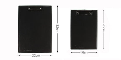 KOBEST A4 Leather Cover Writing Pad Board with Clip Business Office Supplies A5 Signature Folder for Students