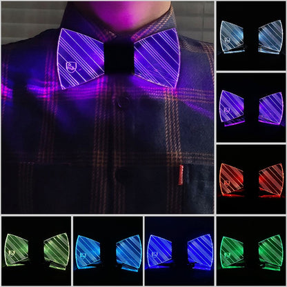 Japanese Anime Conan Same LED Glasses Light Up Glasses Glowing Glasses Bowtie Men Women Halloween Cosplay Costume