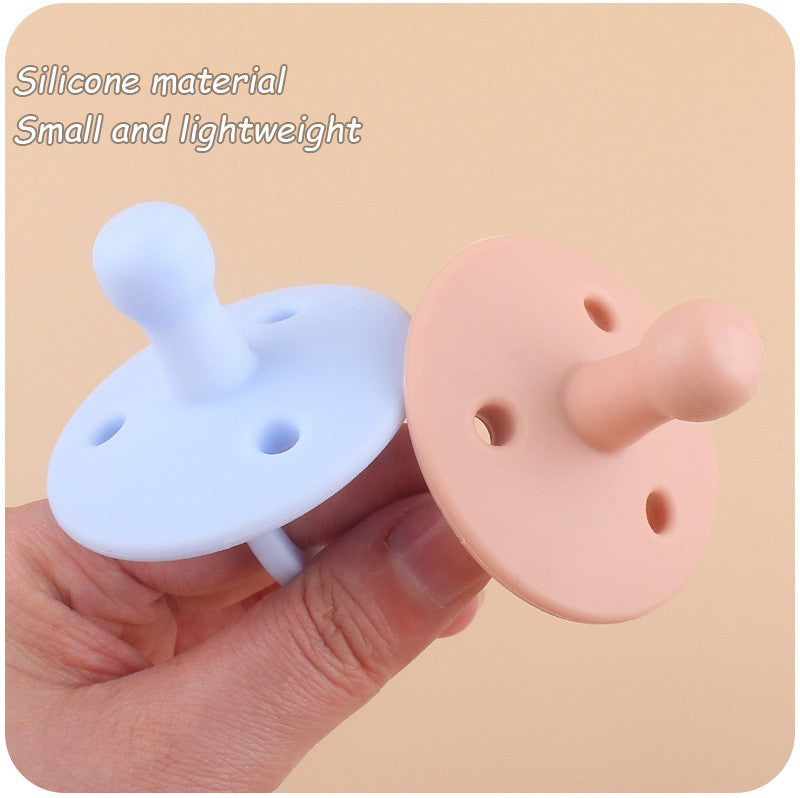 Baby Silicone Pacifier Soft BPA Free Soother Infant Dummy Nipple Newborn Baby Teether Toy Teething Nursing Pacifier Chain Pendan