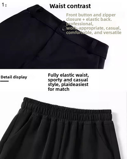 Bla Straight Leg Work Pants Women's Autumn Winter Spring Profional Suit Pants Slimming Formal Long Trousers for Office