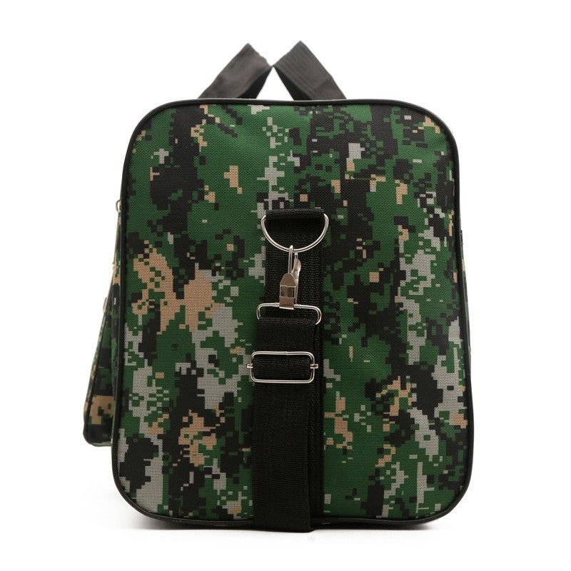 Large Capacity Camouflage Duffle Bag Travel Clothes Storage Bags Zipper Oxford Weekend Bag Thin Portable Moving Luggage Hand Bag
