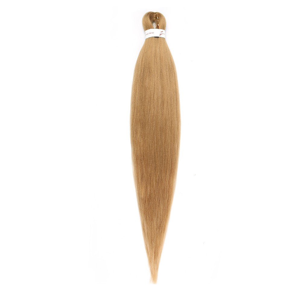 Cabelo Sintético Trançado Pré-esticado Profissional Sem Coceira Fibra Que Sela Em Água Quente 30'' Ombre Textura Yaki Extensões de Cabelo para Trança