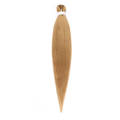 Cabelo Sintético Trançado Pré-esticado Profissional Sem Coceira Fibra Que Sela Em Água Quente 30'' Ombre Textura Yaki Extensões de Cabelo para Trança