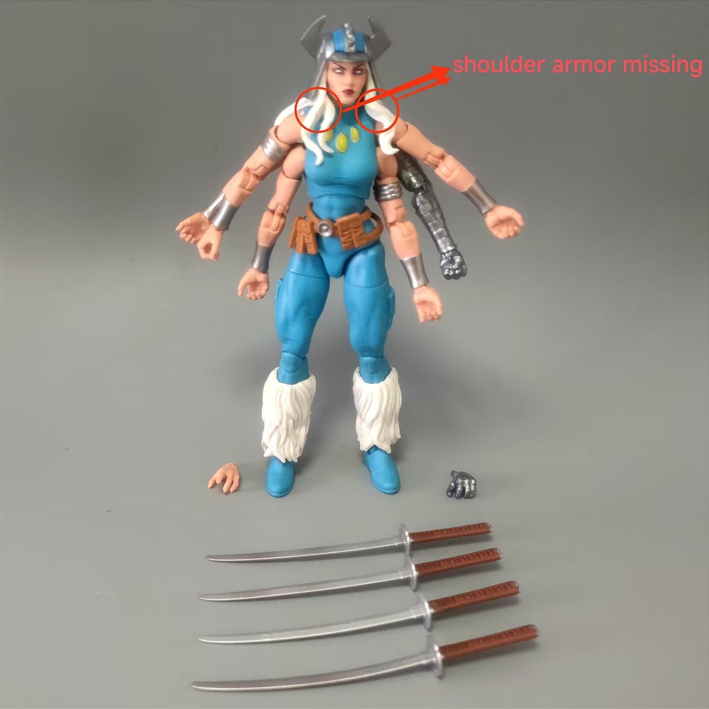 Boneco de Ação Marvel Legends Retro Wolverine Espiral Avalanche Longshot Dark Phoenix Multiple Man 6"
