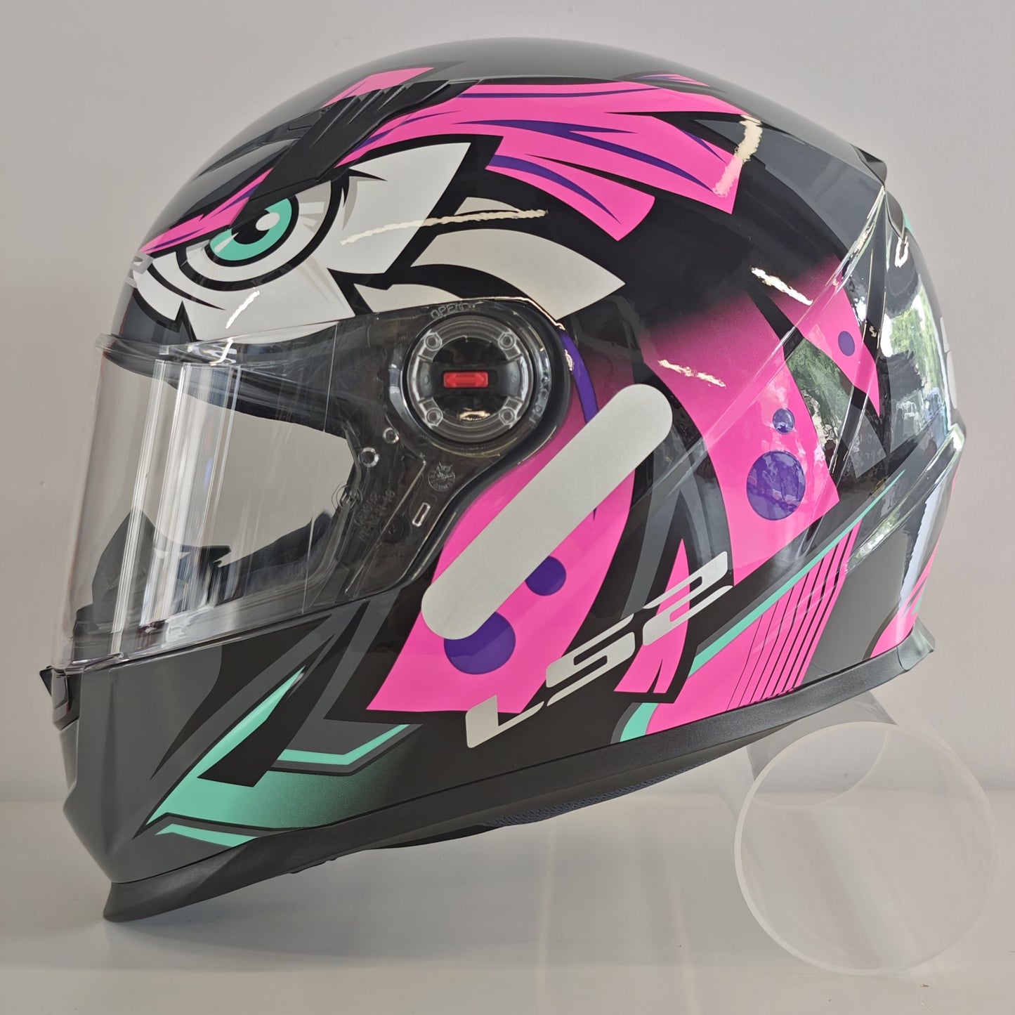 Capacete de Moto Clássico LS2 Fechado Masculino Feminino Capacete de Motocross Casco em ABS Aprovado pela ECE Acessórios para Motos FF358