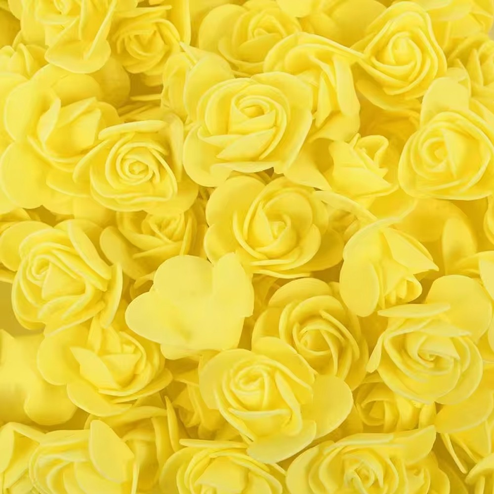 2000/10pcs Mini  Artificial Rose Flowers Head  Rose Heads DIY Valentine's Day Roses Wedding Bouquets Party Gift Candy Box Decor