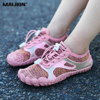Children Quick Dry Wading Sneakers Boys Girls Light Breathable Beach Aqua Shoes Kid's Elastic Non-slip Water Sports Shoes