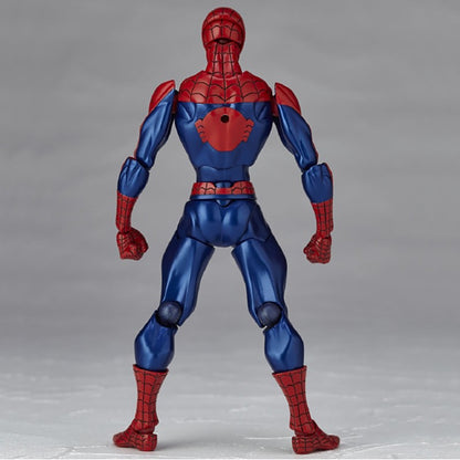 Revoltech Spiderman Figura Amazing Yamaguchi No.002 Homem-Aranha Boneco de Ação Modelo de Coleção Peter Parker Figuras Articuladas Brinquedos