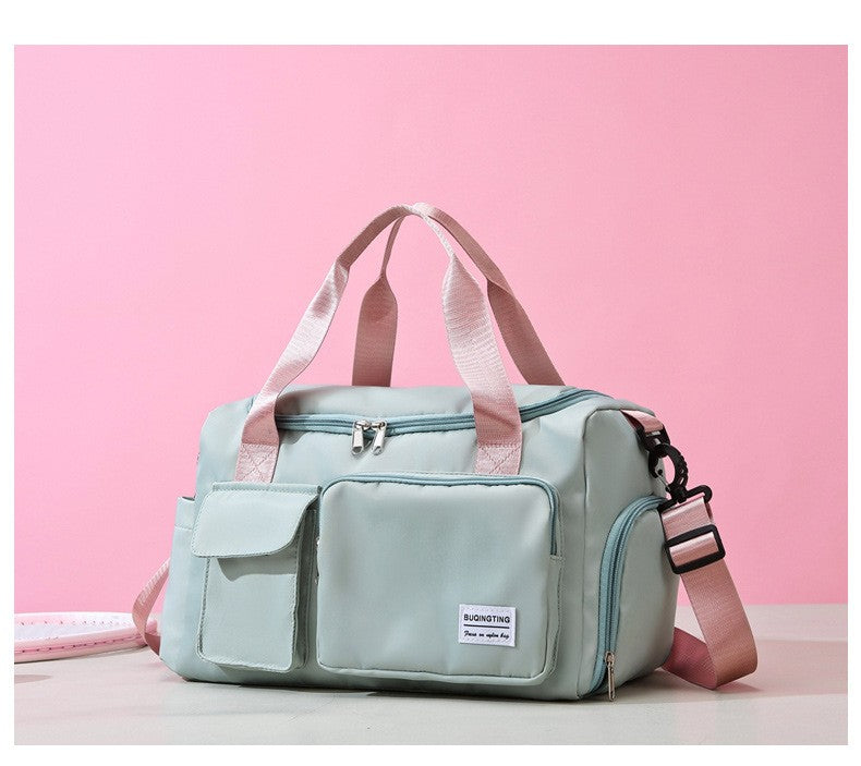 Womne's Travel Bags Handbags Gym Shoulder Bags Oxford Fitness Camping Trekking Bags Hiking Waterproof Outdoor Crossbody Bag