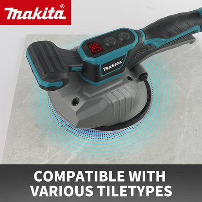 Nivelador de Azulejos Makita: 8 Velocidades, Frequência de Vibração de 10000rpm, 7500mAh, Aplicável a Múltiplos Materiais, Com Display Digital e Fácil de Usar
