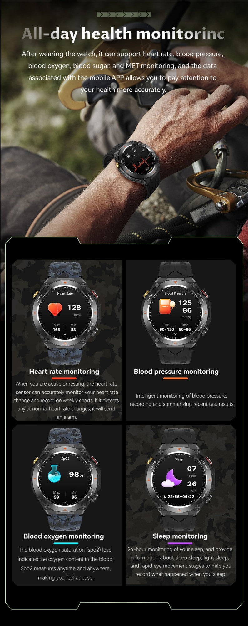 Smartwatch COLMI V75 GPS 2024 Tela Ultra HD de 1.45" GPS e Bússola Integrados Faz/Recebe Chamadas Bateria de 650mAh