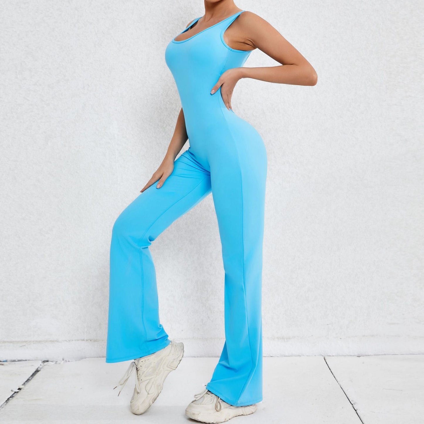 Sexy Back V Yoga Jumpsuit Women Women Sports Jumpsuit Fitness Rompers Training Yoga Suit Sportswear Stretch Workout Bodysuits