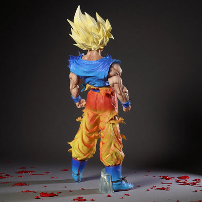 27cm Dupla Face Dragon Ball Z Son Goku Figure Super Saiyan Son Goku Bonecos de Ação Estátua de Pvc Coleção Modelo Brinquedos de Presente