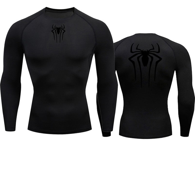 Sun Protection Sports Second Skin Running T-Shirt Men's Fitness Rashgarda MMA Long Sleeves Compression Shirt Workout Clothing